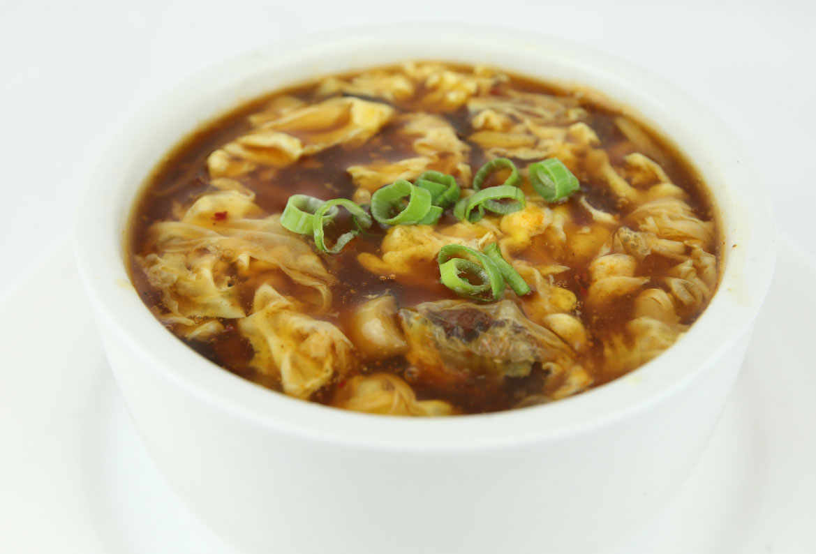 hot ＆ sour soup (large)  <img title='Spicy & Hot' align='absmiddle' src='/css/spicy.png' />